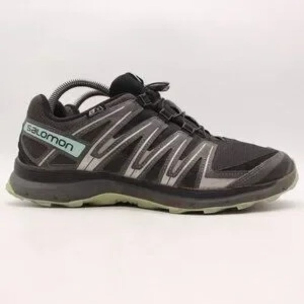 Salomon XA Comp 8 Trail Running Shoes Womens in Black Green